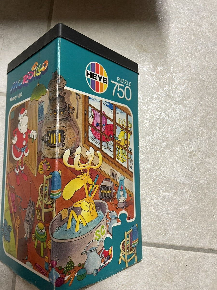 PFG RARE - Dépêchez-vous ! - Vintage, 1990 (Boîte triangulaire) (750pcs) (Usage/Utilisé - PUZZLES FOR GOOD)