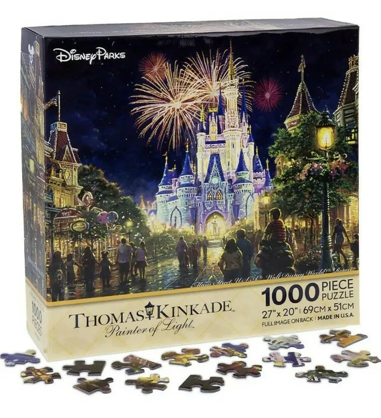 PFG Main Street USA Walt Disney World Resort, Thomas Kinkade (Usage/Used - PUZZLES FOR GOOD)
