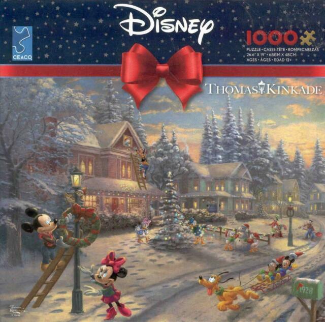 PFG Disney - Le Noël victorien de Mickey, Thomas Kinkade (Usagé - PUZZLES FOR GOOD)
