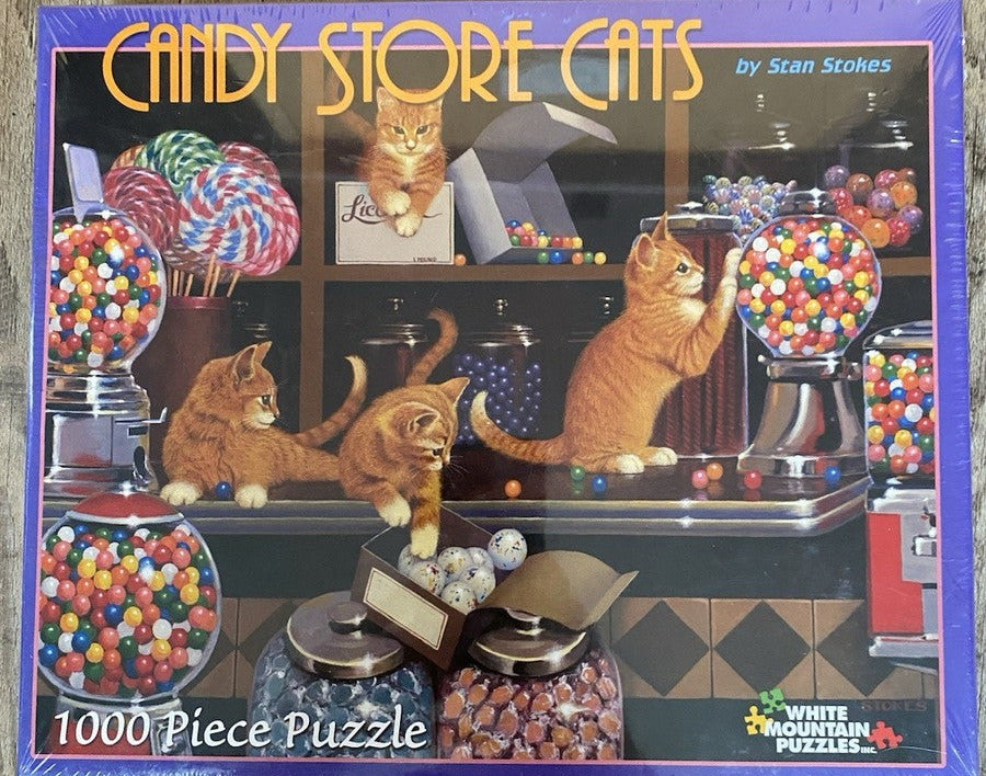 PFG Candy Store Cats (1000pcs) (Usage/Used - PUZZLES FOR GOOD)