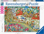 Ravensburger Cute Mushroom Houses (1000pcs)