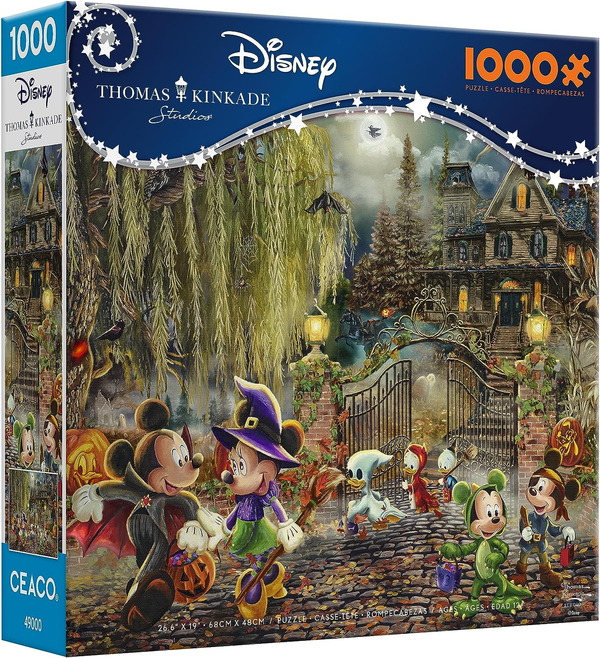 Buy Disney - mickey & minnie halloween fun, thomas kinkade (1000pcs) Puzzle