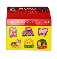 6 x Three Letter Word Puzzles