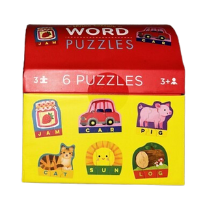 6 puzzles de mots de trois lettres 