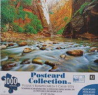 Collection de cartes postales PFG - The Narrows in Zion National Park (1000pcs) (utilisation / utilisée - puzzles pour de bon)