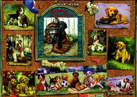 PFG Sports Puppies Collage, Linda Picken (1000pcs) (Usage/Used - PUZZLES FOR GOOD)