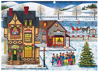 PFG Main Street Carolers (Les Chorists de Noel), Art Poulin (utilisation / utilisée - Puzzles pour de bon)