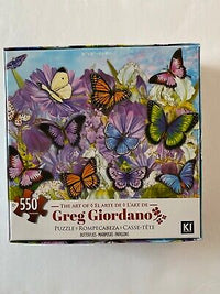 PFG Butterflies, Greg Giordano (550pcs) (utilisation / utilisée - puzzles pour de bon)