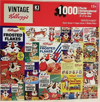 PFG Vintage Kellogg's - Flakes givrées (1000pcs) (utilisation / utilisée - puzzles pour de bon)