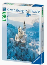 PFG Ravensburger Neuschwanstein in Winter (1500pcs) (Usage/Used - PUZZLES FOR GOOD)
