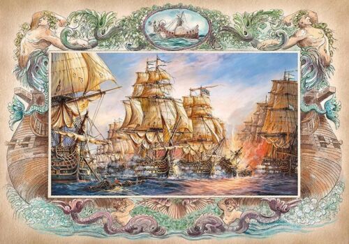PFG Sea Battle (2000pcs) (Usage/Used - PUZZLES FOR GOOD)