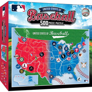 MLB - League Map - United States of Baseball (500pcs)