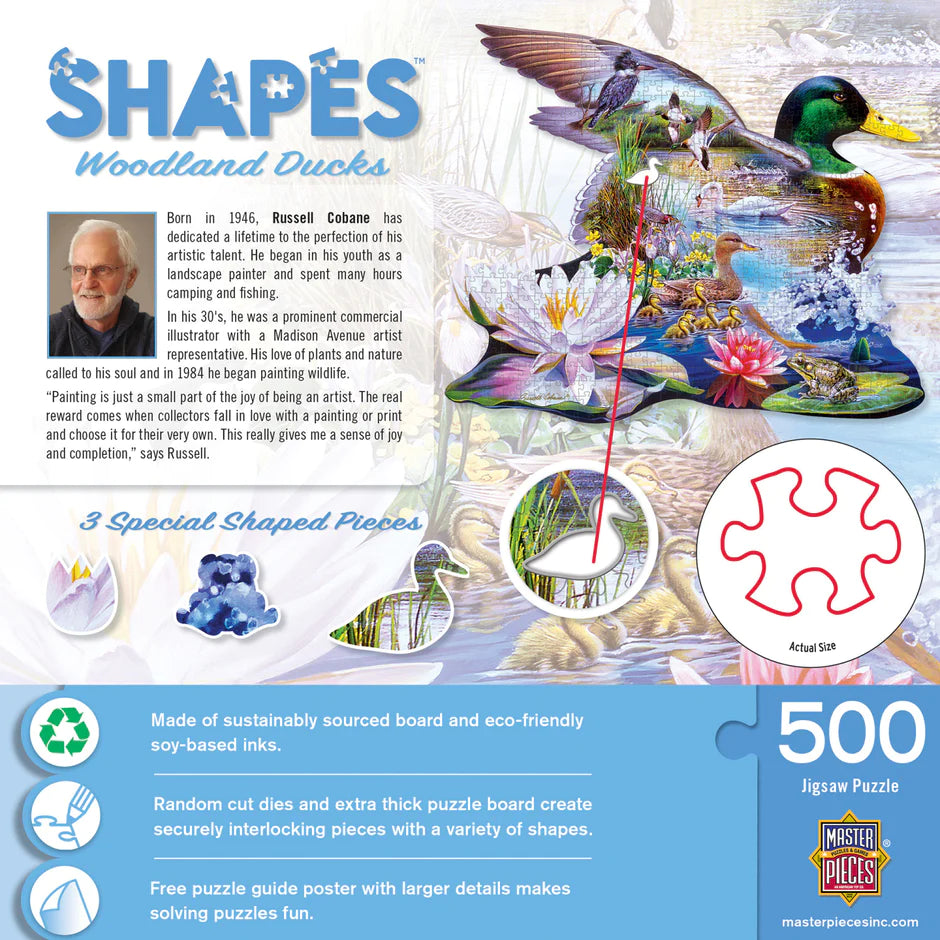 Shapes - Woodland Ducks (500pcs)