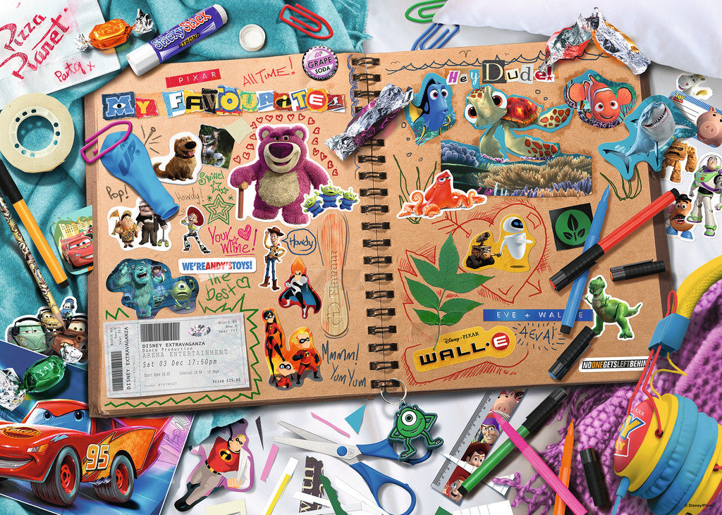 PFG Ravensburger Scrapbook - Disney/Pixar (Usage/Used - PUZZLES FOR GOOD)