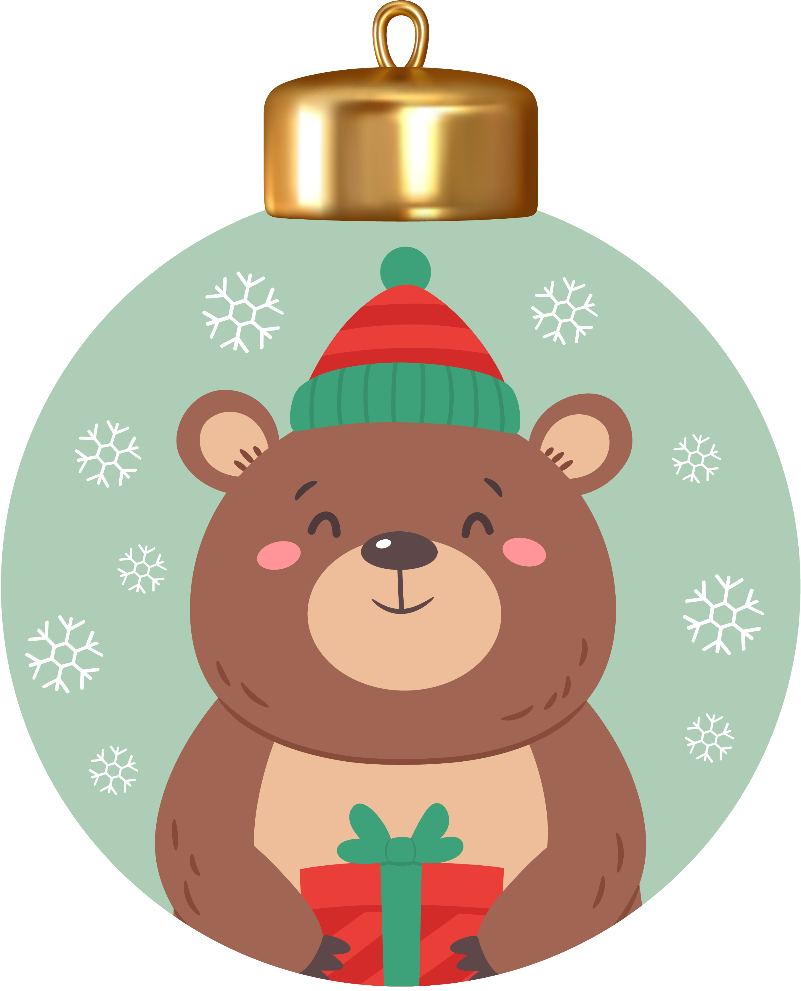 Holly Jolly - Bear (48pcs)