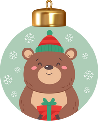 Holly Jolly - Bear (48pcs)