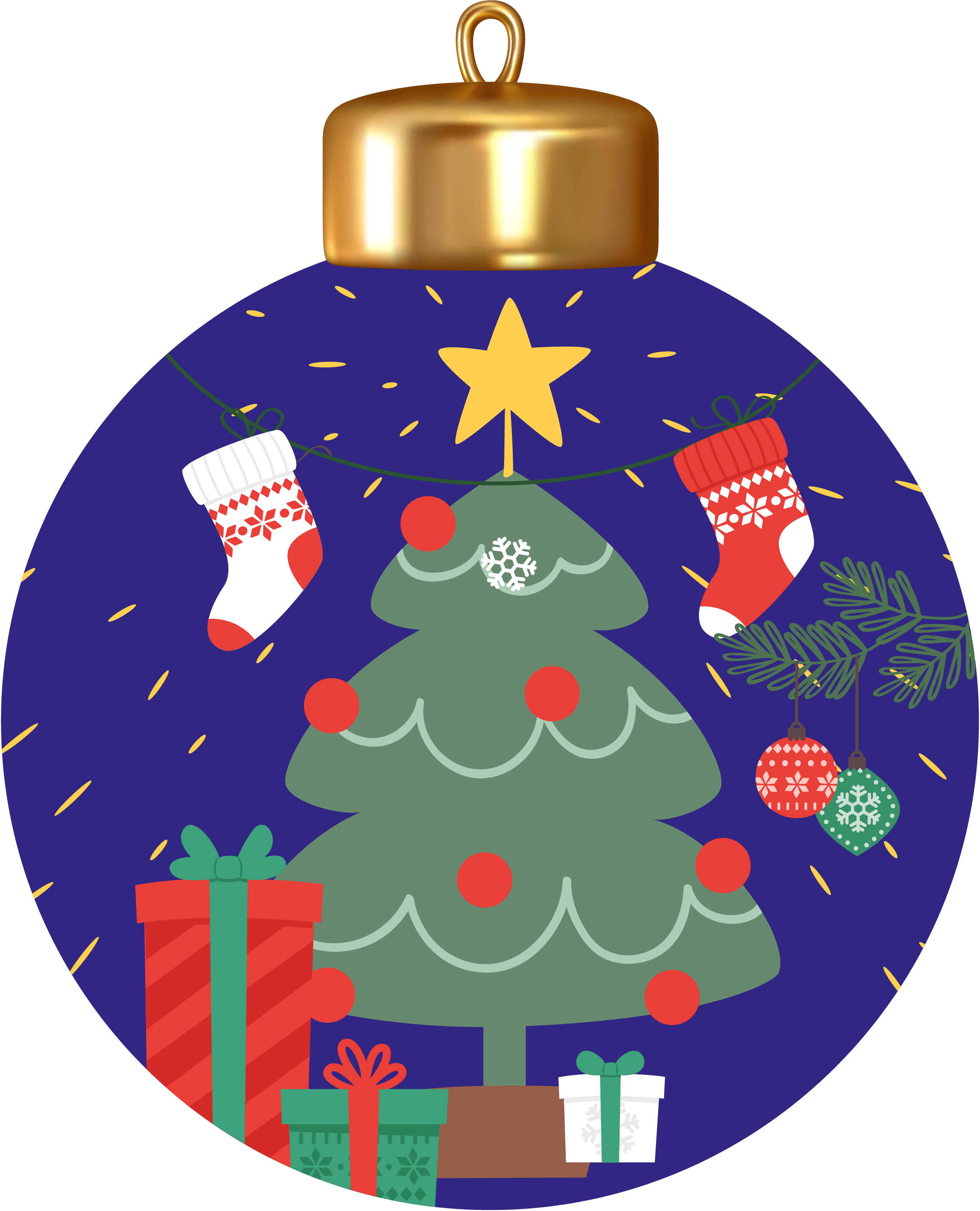 Holly Jolly - Christmas Tree (48pcs)