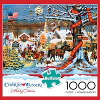PFG - Small Town Christmas, Charles Wysocki (utilisation / usagée - Puzzles pour de bon)