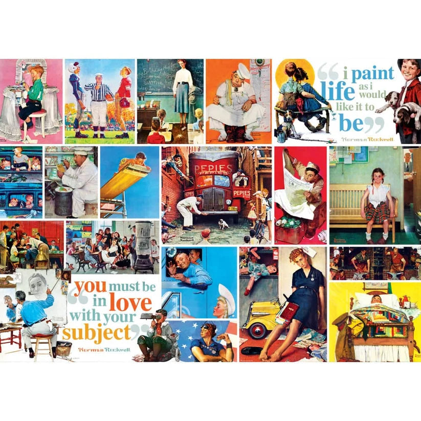 Norman Rockwell Quotes (1000pcs)