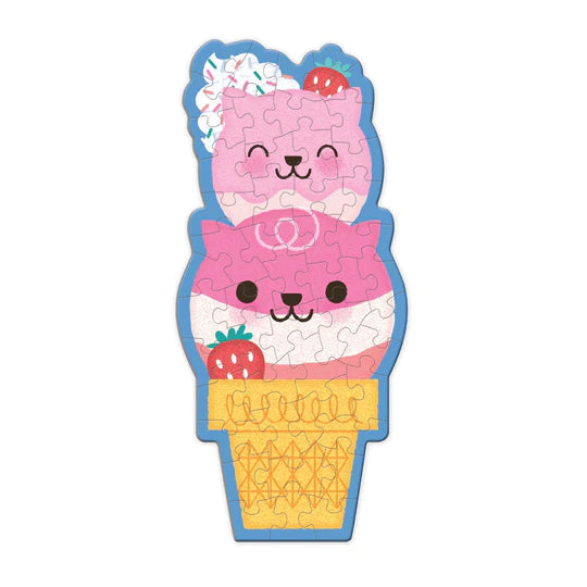 MINI Strawberry Cat Cone Scratch & Sniff (48pcs)