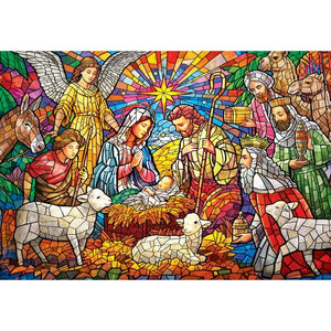 Signature Collection - Stained Glass Nativity (2000pcs)