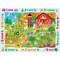 Hide & Seek - Counting on the Farm (48pcs)