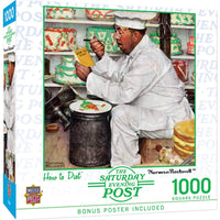 DMG Saturday Evening Post - How to Diet, Norman Rockwell (1000pcs) (boîte endommagée)
