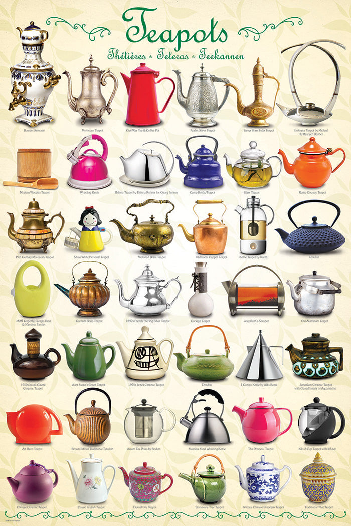 PFG Teapots Collage (Recipe Included) (Usage/Used - PUZZLES FOR GOOD)