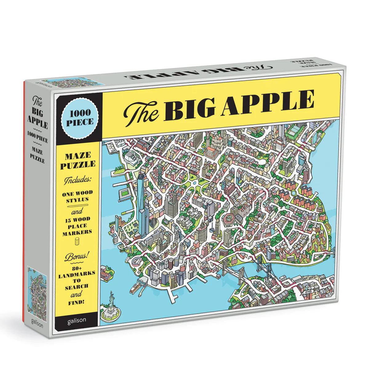 PFG Le puzzle labyrinthe de la Grosse Pomme (Usage/Utilisé - PUZZLES FOR GOOD)
