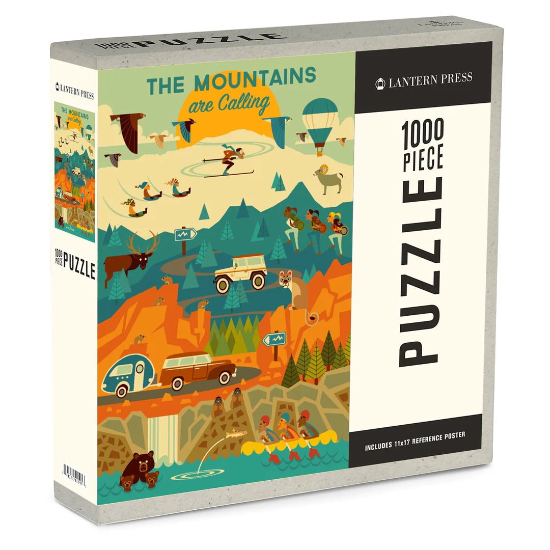 PFG The Mountains are Calling (1000pcs) (Usage/Used - PUZZLES FOR GOOD)