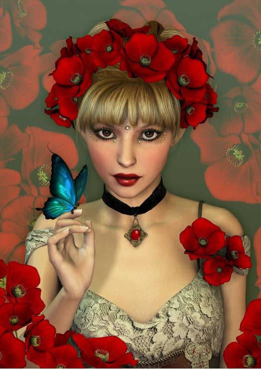 The Woman and the Butterfly (1000pcs)