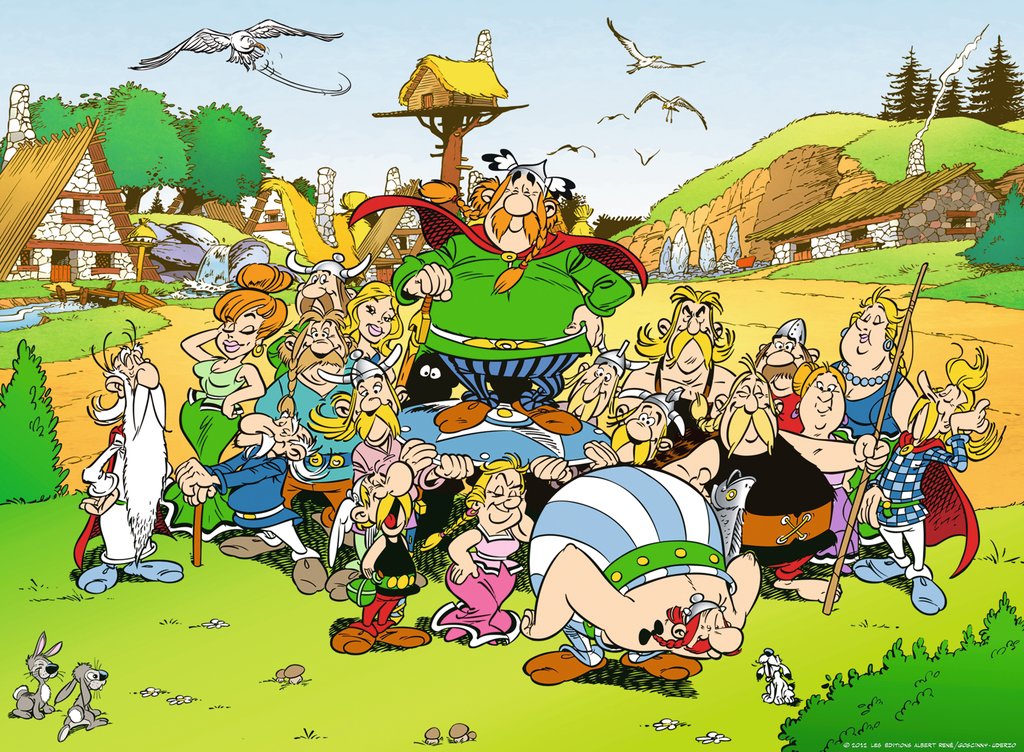 PFG Ravensburger Asterix: The Village (500pcs) (Usage/Used - PUZZLES FOR GOOD)
