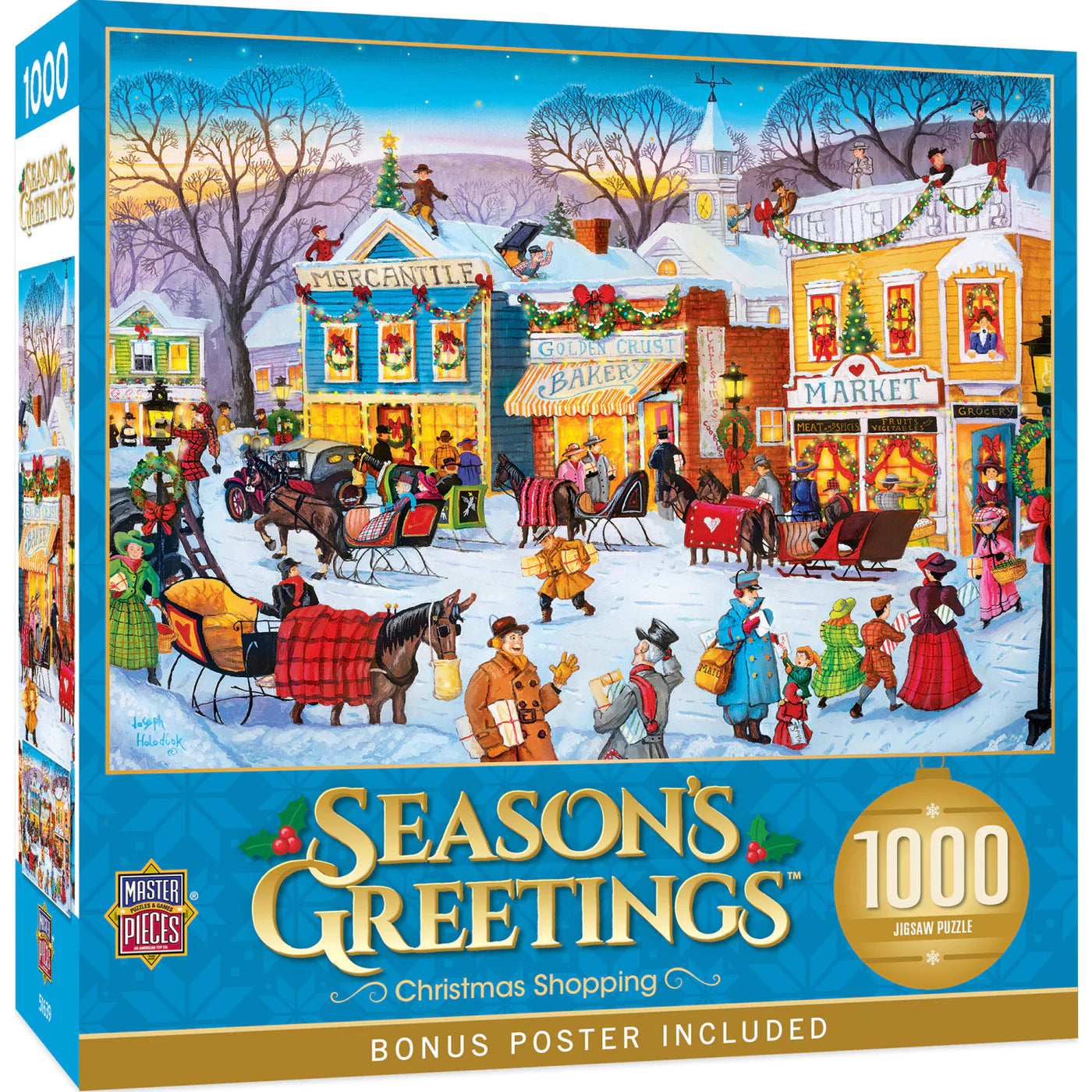 Season's Greetings - Christmas Shopping, Joe Holodook (1000pcs)