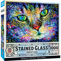 Stained Glass - Purrfect Glass, Peggy Collins (1000pcs)