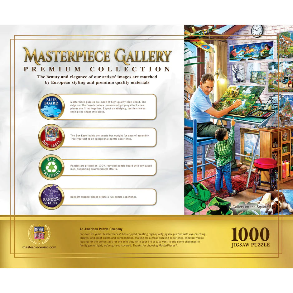 DMG Gallery on the Square - Masterpiece Gallery (1000pcs) (DAMAGED BOX)