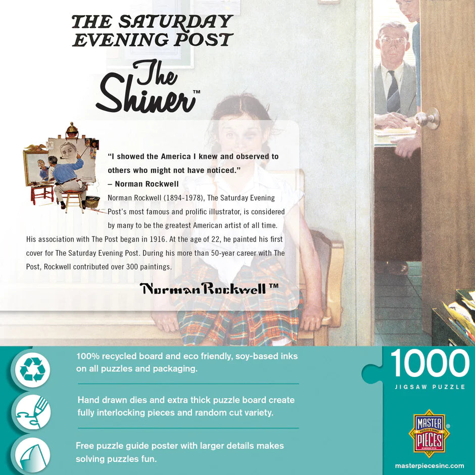 Saturday Evening Post - The Shiner, Norman Rockwell (1000pcs)