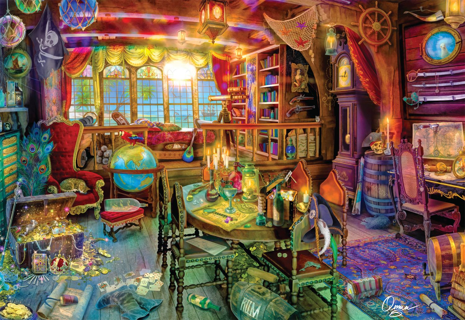 PFG Pirate Captains Dream (2000pcs) (Usage/Used - PUZZLES FOR GOOD)