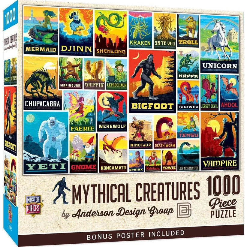 Vintage Posters - Mythical Creatures (1000pcs)