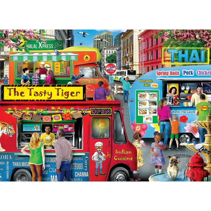 Food Truck Round-up - Block Party, Karen Burke (1000pcs)