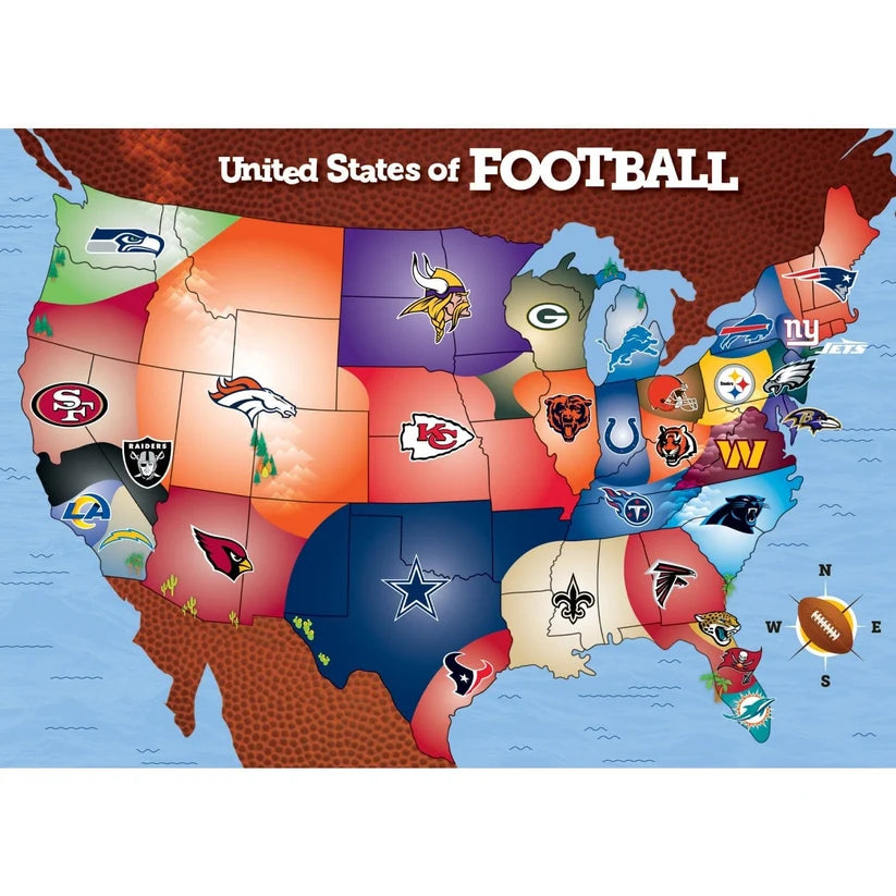 NFL - League Map (500pcs)