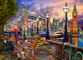 PFG London Promenade, David Maclean (1000pcs) (Usage/Used - PUZZLES FOR GOOD)