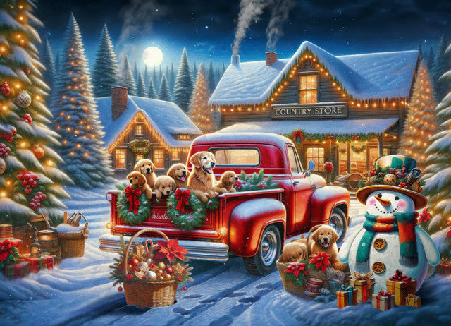 Golden Christmas, Rafael Trujillo (1000pcs)
