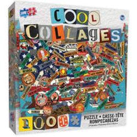 PFG Cool Collages - Vintage Travel Stickers (Usage/Used - PUZZLES FOR GOOD)