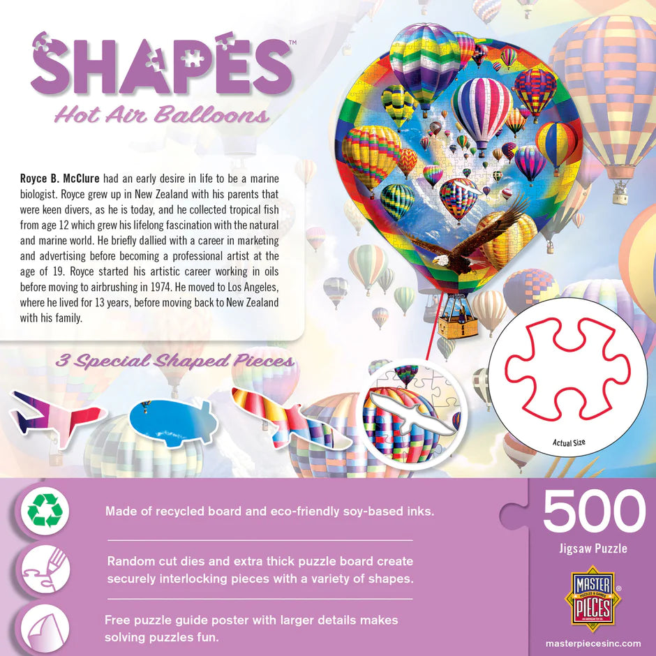 Shapes - Hot Air Balloons (500pcs)