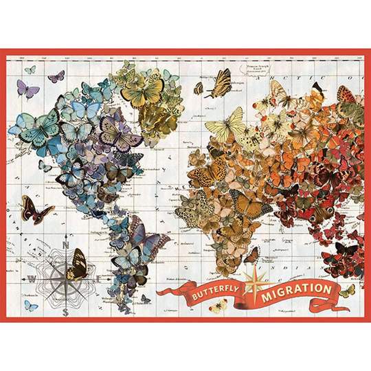 PFG Butterfly Migration, Wendy Gold (Usage/Used - PUZZLES FOR GOOD)