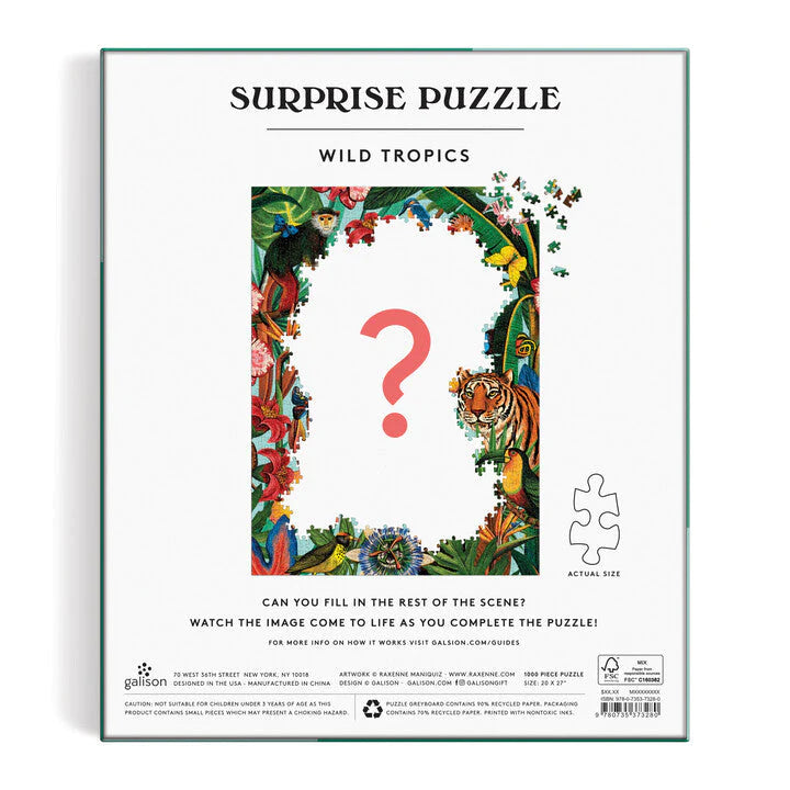 Wild Tropics - Surprise Puzzle (1000pcs)