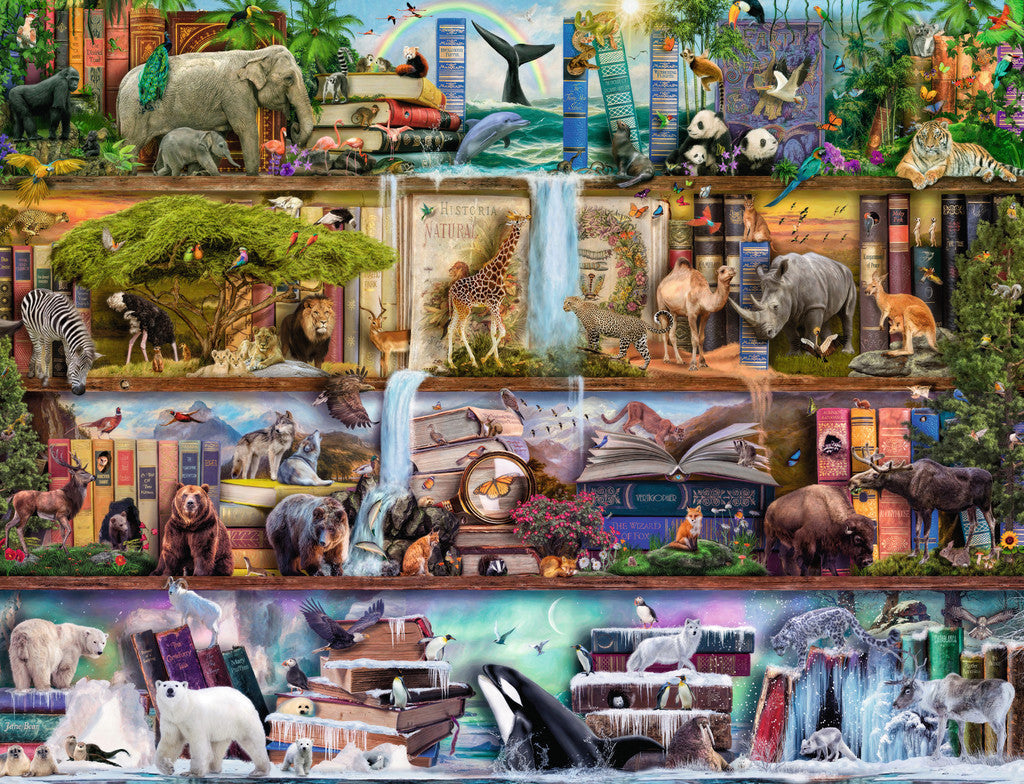 DMG Ravensburger Wild Kingdom Shelves, Aimee Stewart (2000pcs) (DAMAGED BOX)