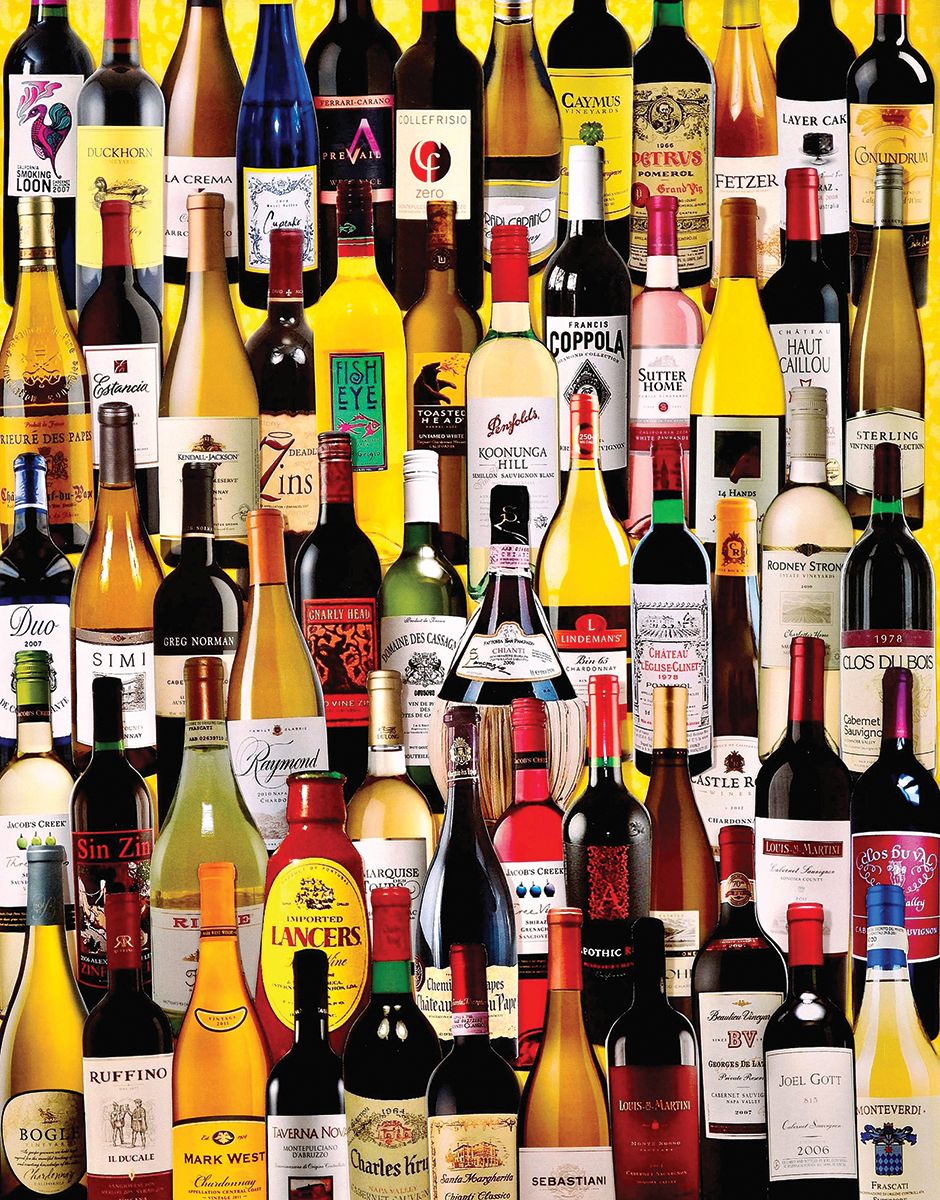 PFG Wine Bottles, Charlie Girard (Usage/Used - PUZZLES FOR GOOD)