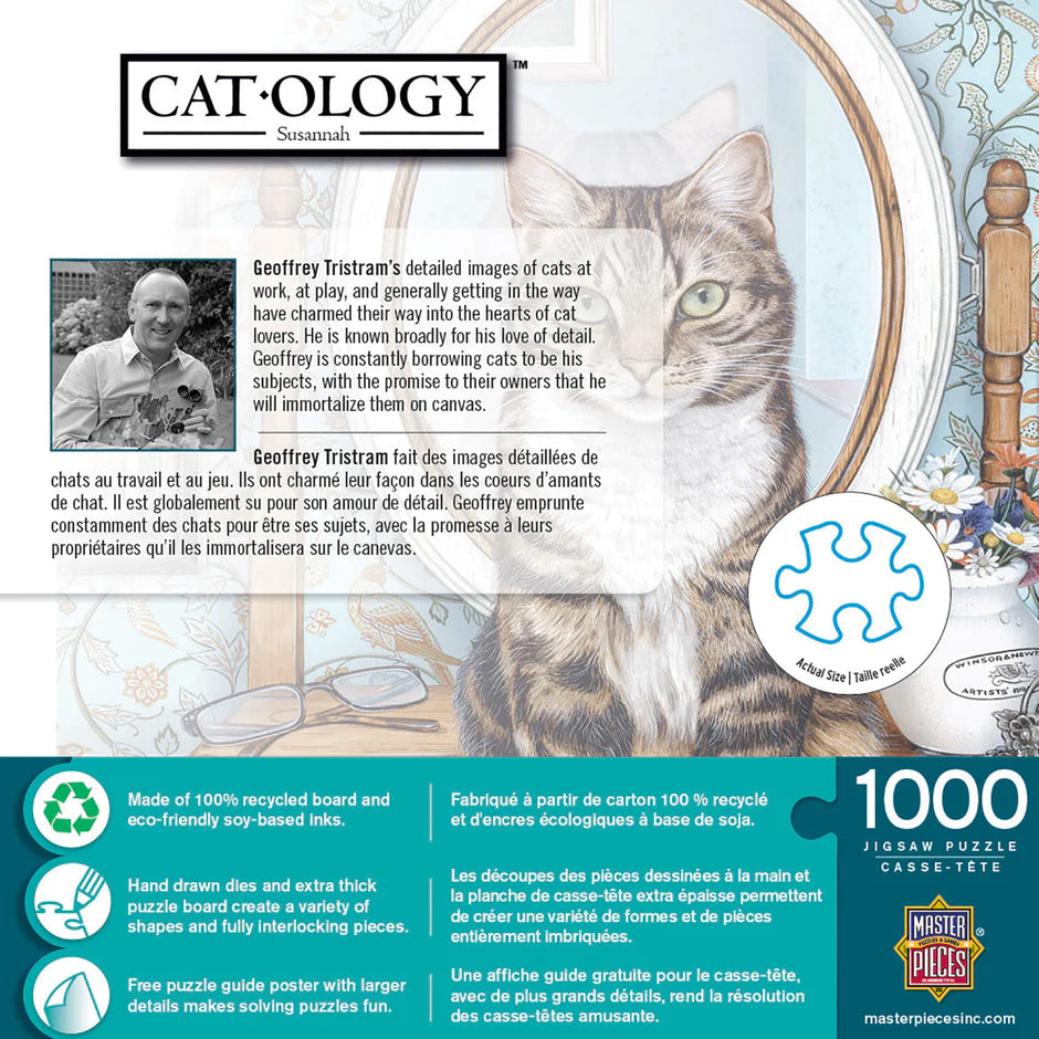 PFG Cat-ology - Susannah, Geoffrey Tristram (1000pcs) (Usage/Used - PUZZLES FOR GOOD)