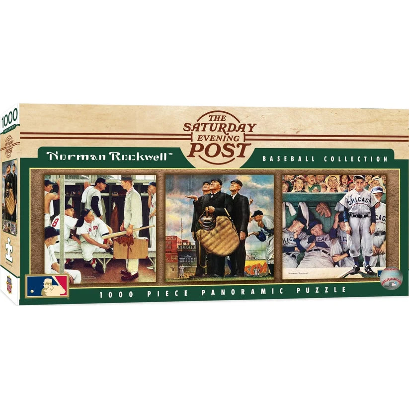 Saturday Evening Post - Baseball Collection, Normal Rockwell (Panoramic) (1000pcs)